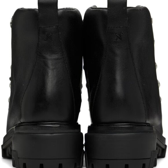 Rag&Bone Shiloh Black Leather Hiker Ankle Boots. EU 38/US 8 - Picture 13 of 13